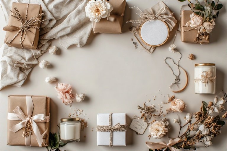 a flat lay of beautifully arra