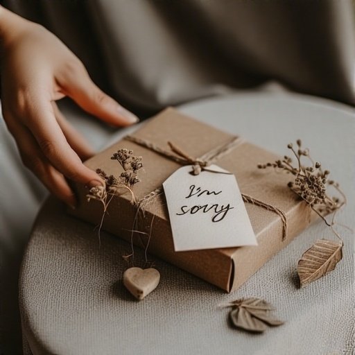 هدية  اعتذار	apology	