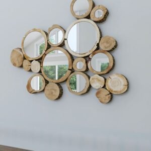 a mirror on a wall
