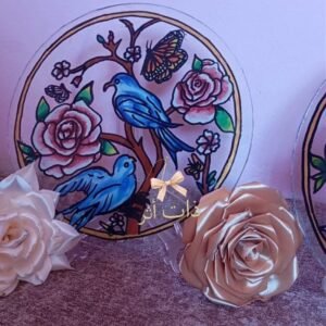 طارات زجاجية ديكورية – لمسة فنية راقية