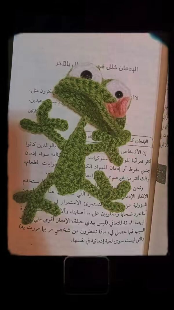 بوك مارك كروشية(فاصل كتاب)