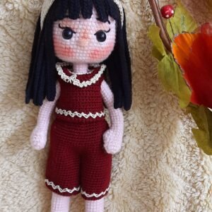 عروسه كروشيه اميجرومي بنى