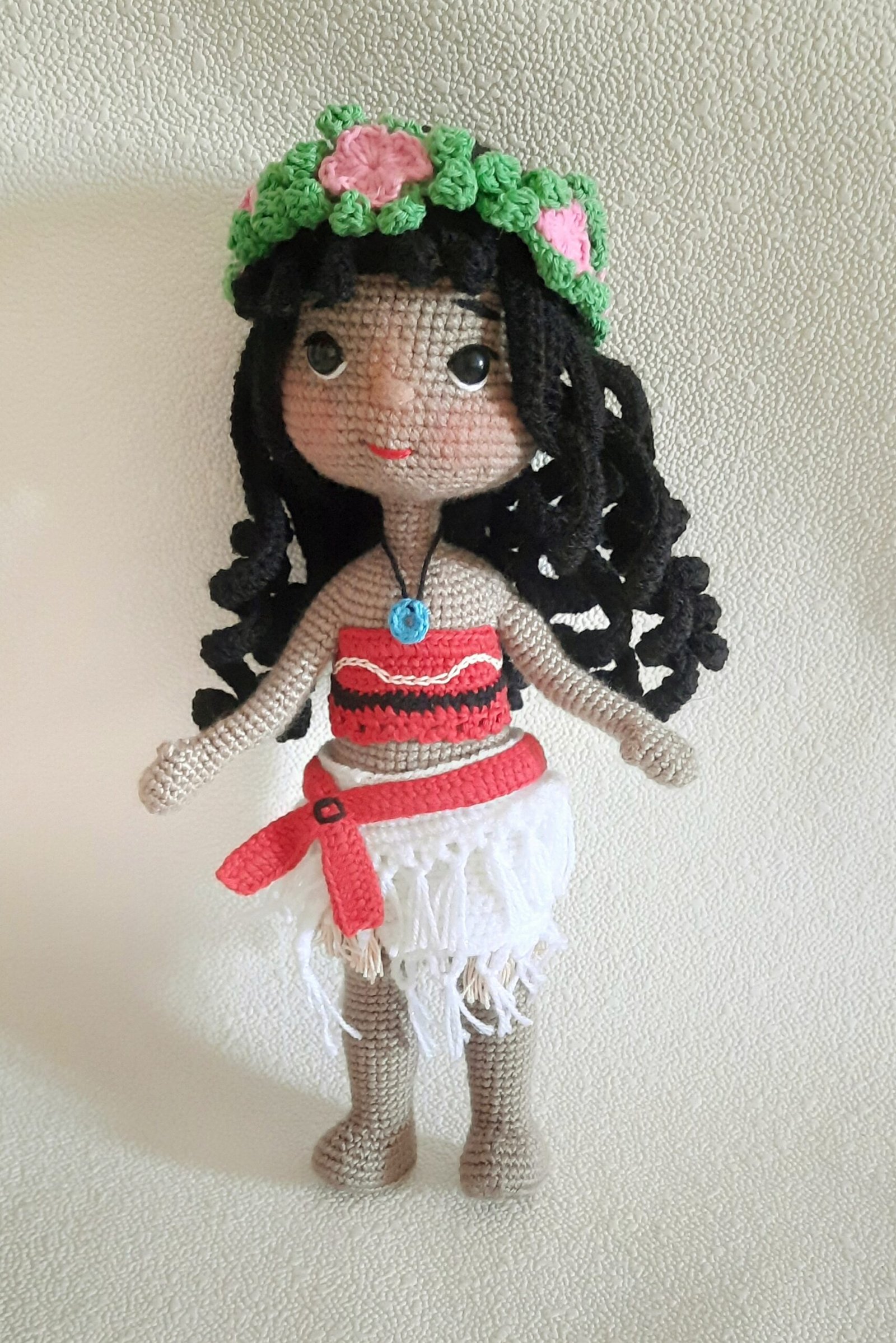 عروسه موانا كروشيه