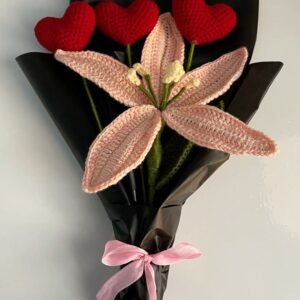 بوكيه ورد كروشيه