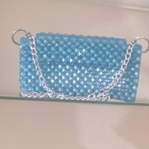 شنطة خرز كريستال هاند ميد