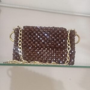 شنطة خرز كريستال هاند ميد